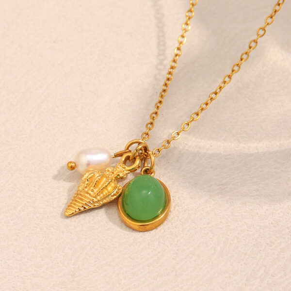Sea Conch Pendant Necklace - 图片 3
